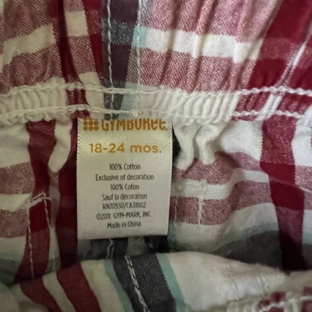 Gymboree & Carters Baby Boys Plaid & Stripe Cotton Shorts